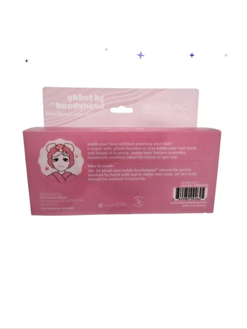 The Crème Shop Red Mushroom Plush Headband - Picture 3 of 3